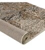 Cream Abstract Polyester 3 ft X 5 ft Machine Made Carpet