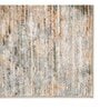 Cream Abstract Polyester 5 ft X 7 ft Machine Made Carpet