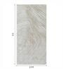 Cream Abstract Polypropylene 5 ft x 2.5 ft Machine Made Runner