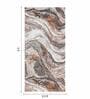 Cream Abstract Polypropylene 5 ft x 2.5 ft Machine Made Runner