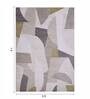 Cream Abstract Polypropylene 7 ft x 5 ft Machine Made Carpet