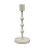 Cream Aluminium Candle Holder