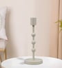 Cream Aluminium Candle Holder