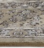 Cream and Beige Persian 3x5 Feet Machine Made Carpet