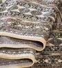 Cream and Beige Persian 4x6 Feet Machine Made Carpet