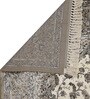 Cream and Beige Persian 4x6 Feet Machine Made Carpet