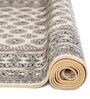 Cream and Beige Persian 4x6 Feet Machine Made Carpet