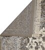 Cream and Beige Persian 5x7 Feet Machine Made Carpet