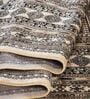 Cream and Beige Persian 5x7 Feet Machine Made Carpet