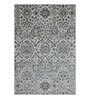 Cream and Blue Neo Persian 5x7 Feet Machine Made Carpet