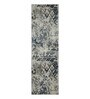 Cream and Blue Persian 2x3 Feet Machine Made Runner