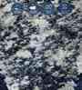 Cream and Blue Persian 4x6 Feet Machine Made Carpet