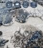 Cream and Blue Persian 5x7 Feet Machine Made Carpet