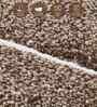 Cream and Brown Abstract Polypropylene 5 ft x 2.5 ft Machine Made Runner