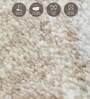 Cream and Brown Geometrical Polypropylene 6 ft x 4 ft Machine Made Carpet