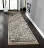 Cream and Brown Persian 2x7 Feet Machine Made Runner