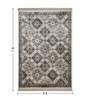 Cream and Brown Persian 5x7 Feet Machine Made Carpet