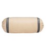 Cream and Dark Grey Stripes TC Velevt 2 Bolster Covers