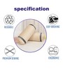 Cream and Dark Grey Stripes TC Velevt 2 Bolster Covers