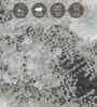 Cream and Grey Abstract 4x6 Feet Machine Made Carpet