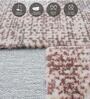 Cream and Grey Geometric 5x7 Feet Machine Made Carpet