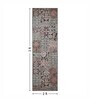 Cream and Grey Persian 2x3 Feet Machine Made Runner