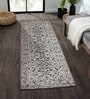 Cream and Grey Persian 2x7 Feet Machine Made Runner