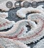 Cream and Grey Persian 3x5 Feet Machine Made Carpet