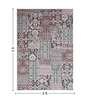 Cream and Grey Persian 3x5 Feet Machine Made Carpet