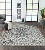Cream and Grey Persian 4x6 Feet Machine Made Carpet