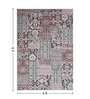 Cream and Grey Persian 4x6 Feet Machine Made Carpet
