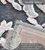 Cream and Grey Persian 4x6 Feet Machine Made Carpet
