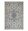Cream and Grey Persian 4x6 Feet Machine Made Carpet