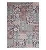 Cream and Grey Persian 5x7 Feet Machine Made Carpet