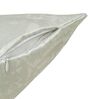 Cream and Grey Polyester Ethnic 16x16 inches Cushion Cover Set of 5