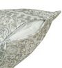 Cream and Grey Polyester Ethnic 16x16 inches Cushion Cover Set of 5