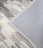 Cream Geometric Wool And Cotton 5 X 8 Ft Hand Tufted Carpet