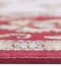 Cream and Maroon Persian 3x5 Feet Machine Made Carpet