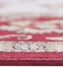 Cream and Maroon Persian 4x6 Feet Machine Made Carpet