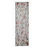 Cream and Red Geometric 2x3 Feet Machine Made Runner
