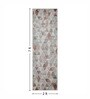 Cream and Red Geometric 2x7 Feet Machine Made Runner