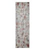 Cream and Red Geometric 2x7 Feet Machine Made Runner