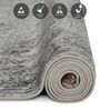 Cream and Taupe Persian 3x5 Feet Machine Made Carpet