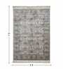 Cream and Taupe Persian 5x7 Feet Machine Made Carpet