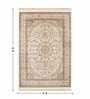 Cream Beige Persian 4x6 Feet Machine Made Carpet