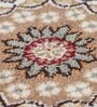 Cream Beige Persian 5x7 Feet Machine Made Carpet