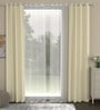 Cream Blackout Polyester 7 Feet Eyelet Set of 4 Curtains