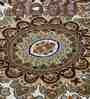 Cream&Blue Polypropylene Antistatic 20 X 26 Feet Carpet With Cotton Backing