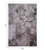 Cream Brown Abstract Polypropylene 11 ft x 8 ft Machine Made Carpet