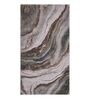 Cream Brown Abstract Polypropylene 5 ft x 2.5 ft Machine Made Runner